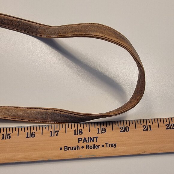 Jane Yoo Bag Wearable Art Hand Painted Signed Leather Crossbody Handbag Vintage - Picture 11 of 12